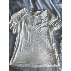 H&M Women's Blouse Size Medium Ivory